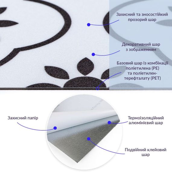 Самоклеюча вінілова плитка 600х600х1,5мм, ціна за 1 шт. (СВП-215) Матова SW-00000521 | Зображення 1