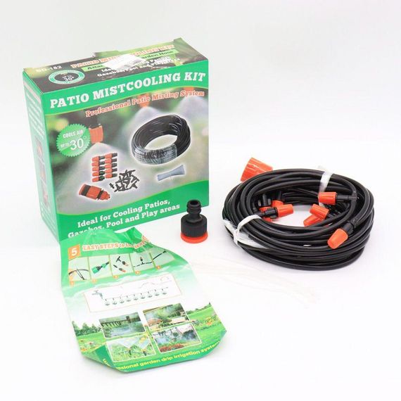 Садовый туманообразователь для беседки 10м, BD 182 / Умная система для полива сада / Ороситель для сада | Зображення 9