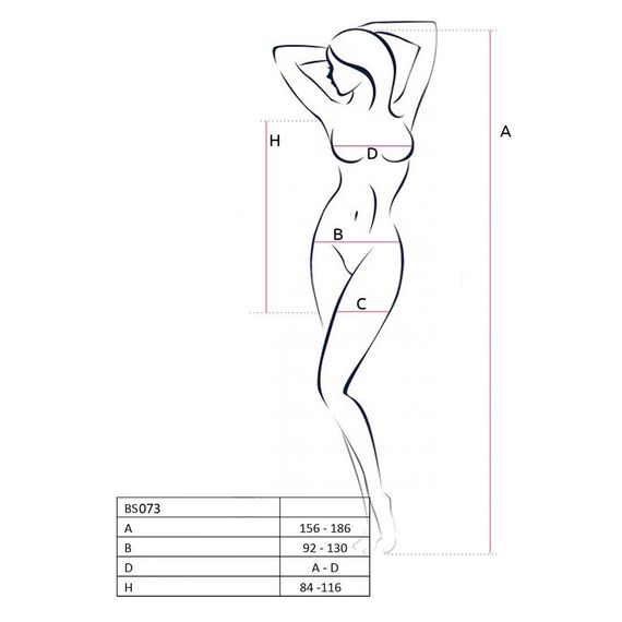 Откровенное платье-сетка Passion BS073 white | Зображення 3