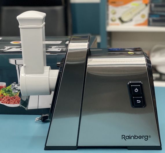 Електром'ясорубка Rainberg RB 2271 3000Вт Електрична м'ясорубка з насадками для ковбаси | Зображення 1