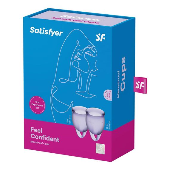 Менструальні чаші - Satisfyer Feel Confident Violet sexstyle | Зображення 1