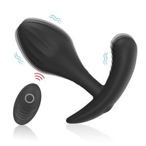 Массажёр простаты Every Night Toys Miah с дистанционным управлением, чёрный, 10 режимов вибрации sexstyle