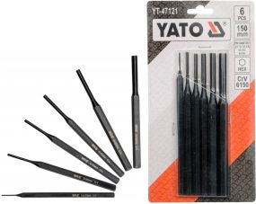 Набор инструментов слесарных пробойники 1.5-8х150мм 6шт YATO YT-47121