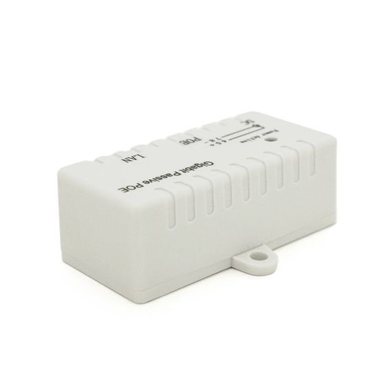 POE інжектор IEEE 802.3af PoE з портом Ethernet 10/100/1000 Мбіт / с, White | Зображення 1
