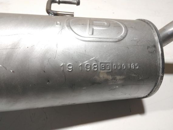 Глушник PEUGEOT 206 1.4/1.6 98-, POLMO (19.198) (1726.Y1) | Зображення 1