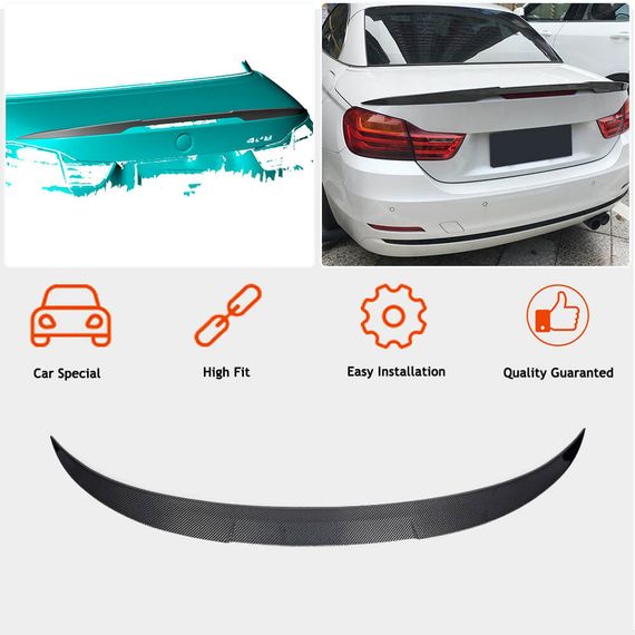 Спойлер P-Stlye (для F33/F83, Карбон) для BMW 4 серія F-32 2012-2020 рр | Зображення 1