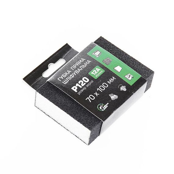 Шліфувальна губка P120 APRO 110х90х25 мм трапеція (828109)