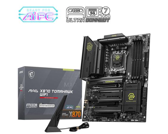 Материнcкая плата MSI MAG X870 TOMAHAWK WIFI sAM5 X870 4xDDR5 HDMI WiFi BT ATX 911-7E51-010 | Зображення 4