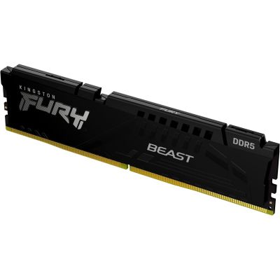 Модуль памяти для компьютера DDR5 32GB 5200 MHz Fury Beast Black Kingston Fury (ex.HyperX) (KF552C40BB-32) | Зображення 1