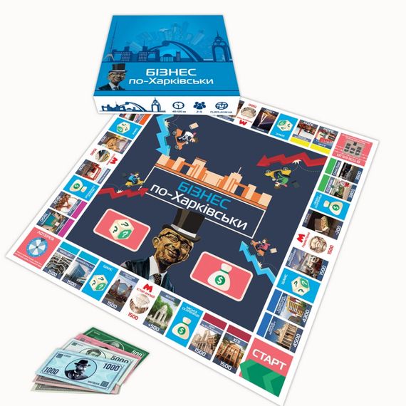 Настольная игра "Монополия Бизнес по-Харьковски" PLR-0027 | Зображення 1