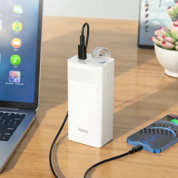 Power Bank Hoco J86A Powermaster 22.5W fully compatible 60 000 mAh / Портативная батарея 60000mah Power Bank быстрая зарядка