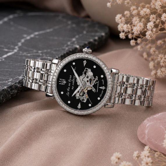 Годинник наручний Awarder 047 Silver-Black | Зображення 7