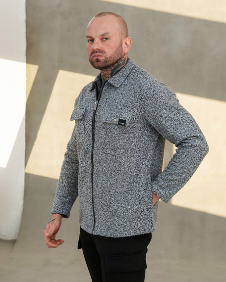 Куртка-сорочка Барашок графіт S XL | Зображення 3