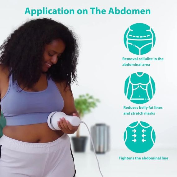 Антицелюлітний електричний масажер Body Massager PL-669PRO з 6 подушечками для живота, сідниць і ніг | Зображення 3