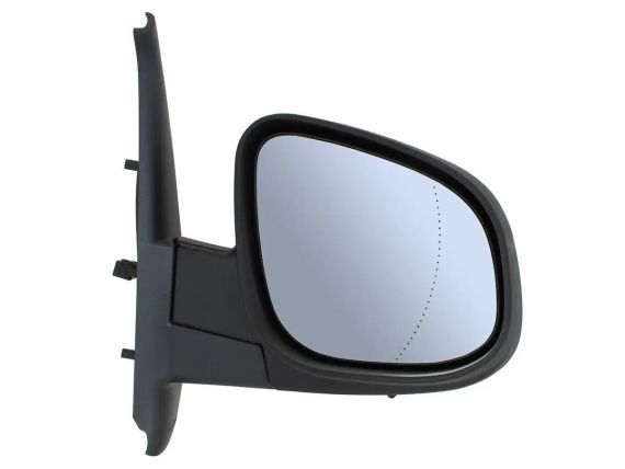 Renault Kangoo (от 2013-) правое электрическое наружное черное зеркало в сборе с подогревом без датчика t