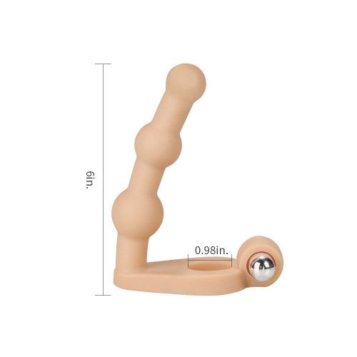 Насадка для подвійного проникнення - The Ultra Soft Double Bead 6 " Sex Aura | Зображення 3