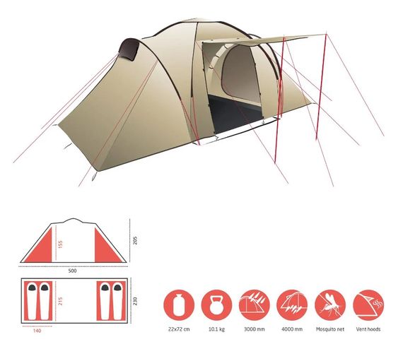 Намет Grand Canyon Atlanta 4 Mojave Desert (330031) (DAS302048) | Зображення 9
