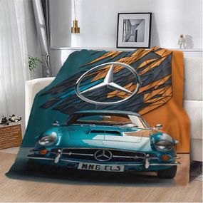 Плед 3D Mercedes-Benz 12644 135х160 см