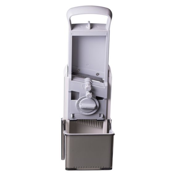 Овочерізка ручна універсальна з контейнером 19×12.5×34 см слайсер для овочів кухонна овочерізка HP-8-67 | Зображення 4