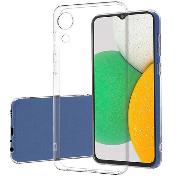 TPU чехол Epic Transparent 1,5mm Full Camera для Samsung Galaxy A03 Core Бесцветный (прозрачный)