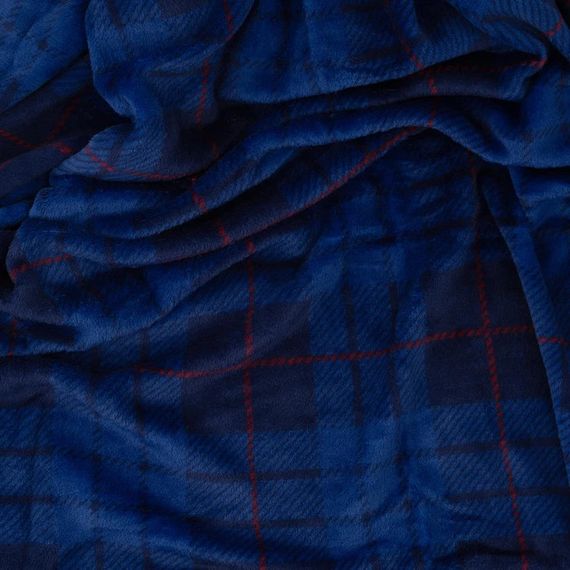 Плед Ardesto Flannel Клітка синя ART0134PB 160х200 см | Зображення 2