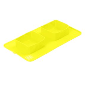 Миска складана WAUDOG Silicone,385х230х50 мм жовтий