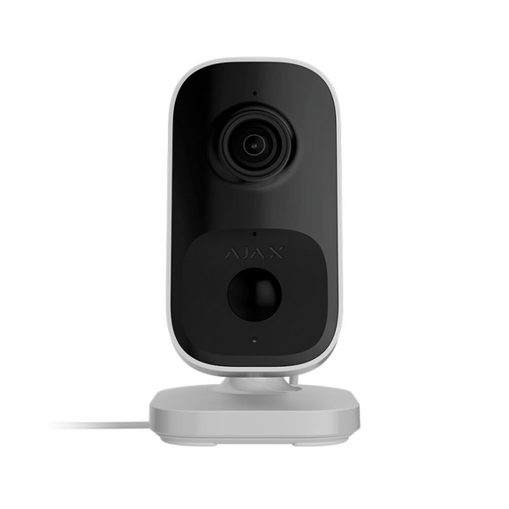 4 Mp WI-FI видеокамера встроенным искусственным интеллектом Ajax IndoorCam white