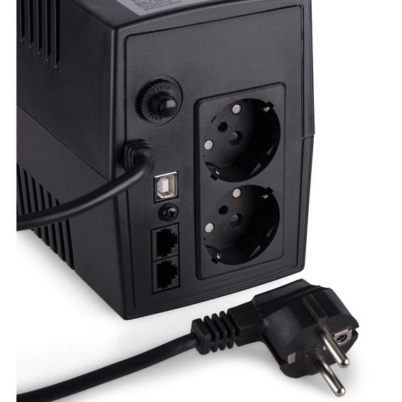 Пристрій безперебійного живлення Vinga LCD 800VA plastic case with USB (VPC-800PU) | Зображення 9