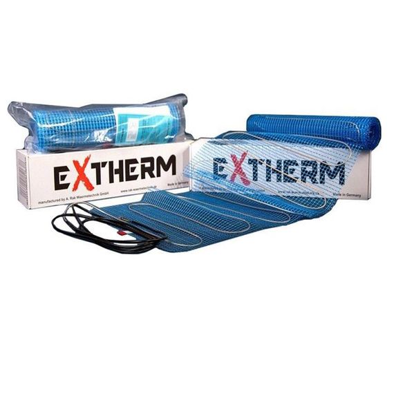 Надтонкі нагрівальні мати на основі одножильного кабелю Extherm ETL 400 W | Зображення 1
