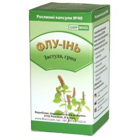 Противопростудное средство Fito Pharma Флу-Инь 40 капсул