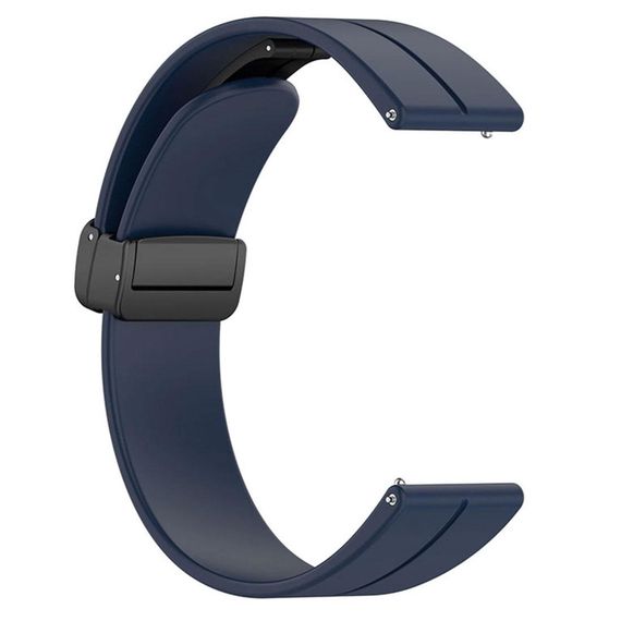 Ремінець Primolux Magnetic Silicone для годинника Amazfit Active Max / Amazfit Balance 2 - Dark Blue | Зображення 1