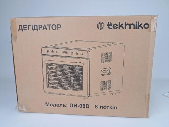 Дегидратор профессиональный Tekhniko DH-08D-SS нержавеющая сталь (8 лотков)