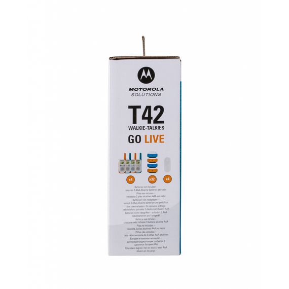 Портативна рація Motorola TALKABOUT T42 Quad Pack (B4P00811MDKMAQ) | Зображення 4