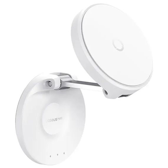 Держатель для телефона Baseus MagPro Magnetic Foldable Phone Mount (B10564101) White