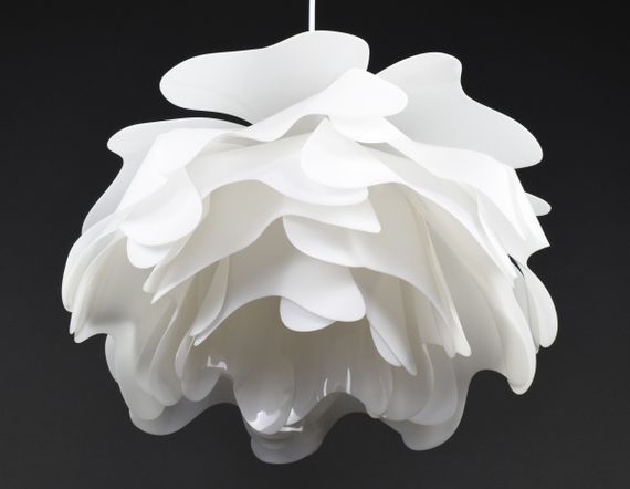 Люстра підвісна на 1 лампочку 27625 Білий 35-130х45х45 см. | Зображення 4