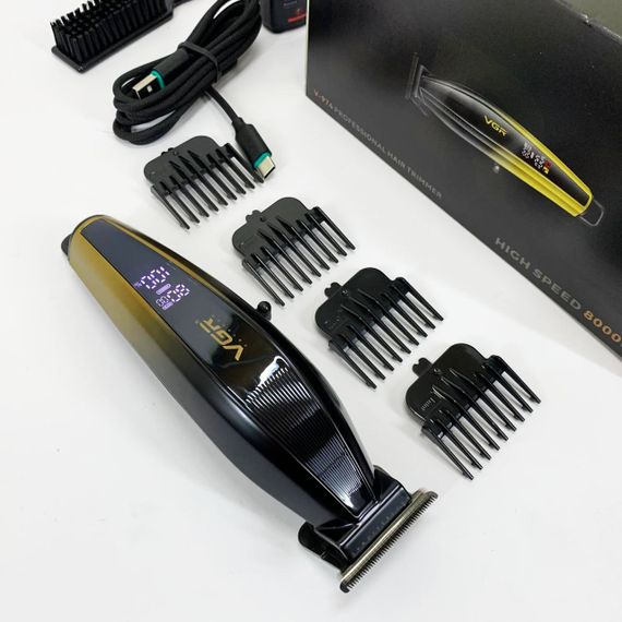 Универсальный триммер для мужчин, Триммер беспроводной, Модная машинка для стрижки волос DF-57 | Зображення 9