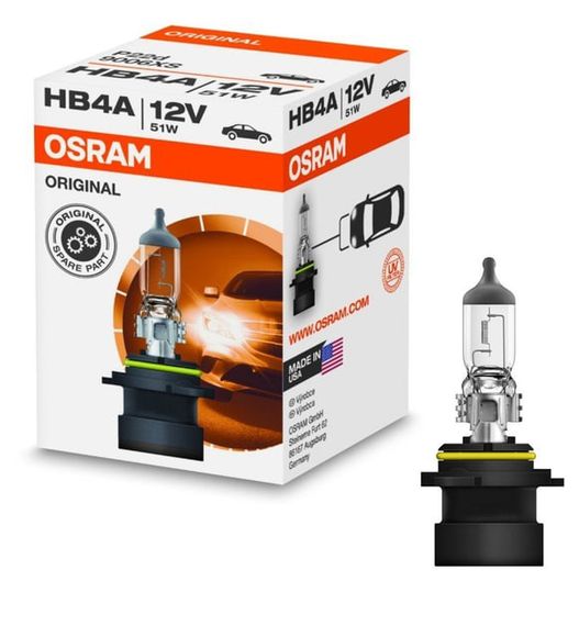 Галогеновая лампа OSRAM HB4A 9006XS-FS 51W 12V P22d 10X10X1