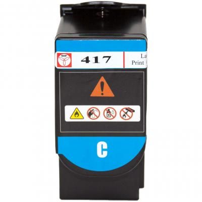 Тонер-картридж BASF Lexmark CS417dn 71B0H20 Cyan (BASF-KT-71B0H20) | Зображення 1