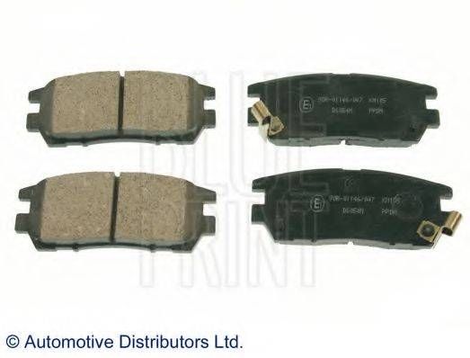 Колодки гальмівні задні дискові Mitsubishi (вир-во Blue Print) BLUE PRINT ADC44243 на MITSUBISHI SHOGUN II Вездеход открытый (V2_W, V4_W)