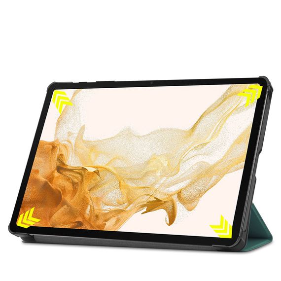 Чохол до планшета BeCover Smart Case Samsung Tab S9 Plus (SM-X810/SM-X816)/S9 FE Plus (SM-X610/SM-X616) 12.4" Dark Green (710323) | Зображення 4