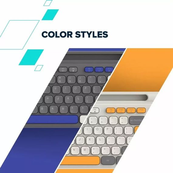 Клавіатура Canyon HKB-W03 Wireless UA Beige (CNS-HKBW03BG) | Зображення 6