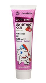 Дитяча зубна паста FREZYDERM SENSITEETH KIDS TOOTH PASTE 1000 ppm, 50 мл.