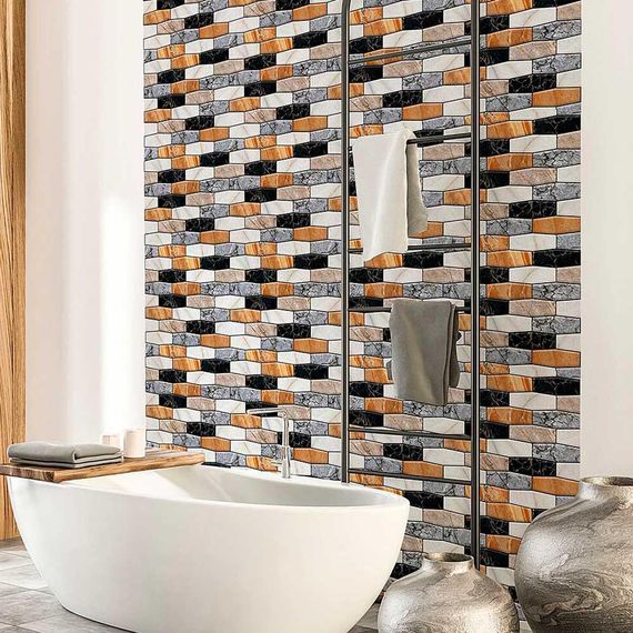 Декоративна ПВХ плитка на самоклейці квадрат 300х300х5мм, ціна за 1 шт. (СПП-605) SW-00000672 | Зображення 3