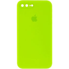 Чехол Silicone Case Square Full Camera Protective (AA) для Apple iPhone 7 plus / 8 plus (5.5")