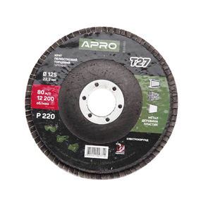Диск пелюстковий торцевий d125мм T27 P220 APRO