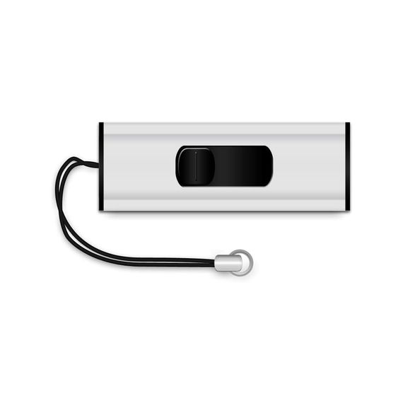USB флеш накопичувач Mediarange 64GB Black/Silver USB 3.0 (MR917) | Зображення 1