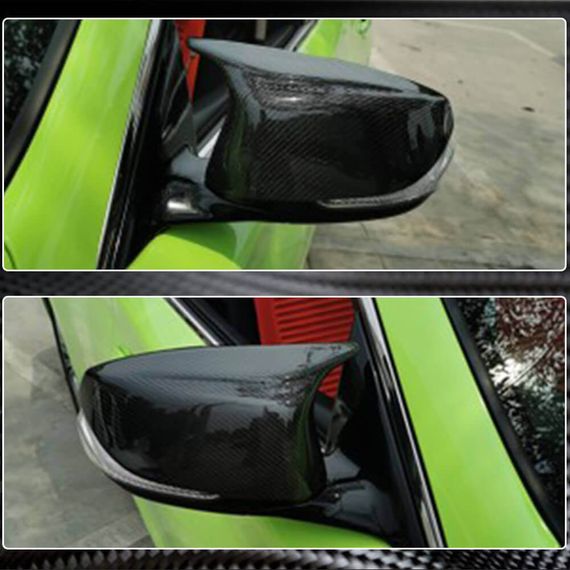 Накладки на Зеркала V2 (Карбон) для Infiniti Q50/Q60 2013-2024 гг | Зображення 4