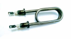 Тэн нержавейка 2000w D 10 штуцер М16 водяной скрепка