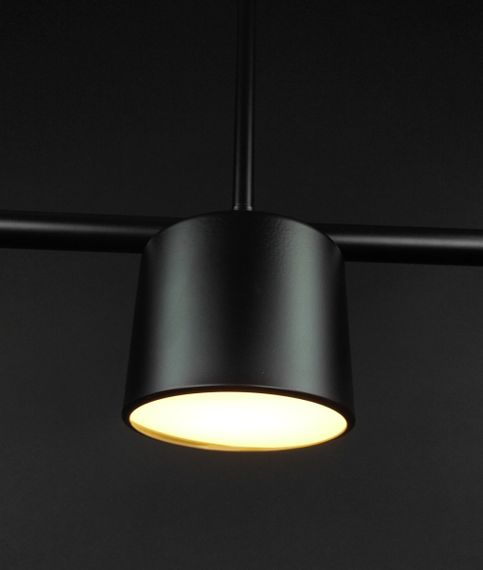 Люстра світлодіодна стельова LED світильник для квартири на стелю лед 27720 Чорний 33-63х10х100 см. | Зображення 4