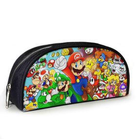 Пенал школьный с принтом Супер Марио 23х10х8 см с принтом для мальчика (3806)